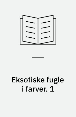 Eksotiske fugle i farver. 1