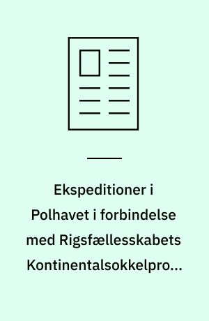 Ekspeditioner i Polhavet i forbindelse med Rigsfællesskabets Kontinentalsokkelprojekt