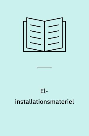 El-installationsmateriel