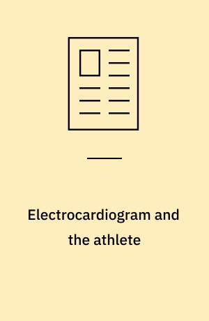 Electrocardiogram and the athlete