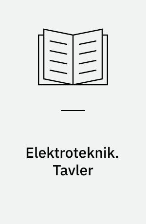 Elektroteknik. Tavler