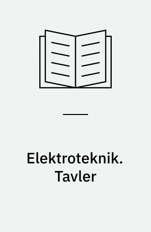 Elektroteknik. Tavler