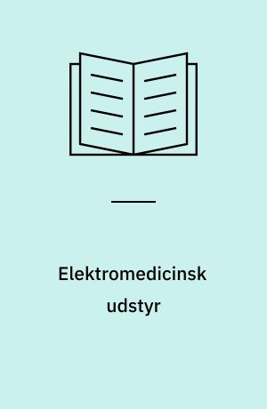 Elektromedicinsk udstyr : del 1, almindelige bestemmelser : EN 60 601-1