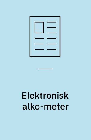Elektronisk alko-meter