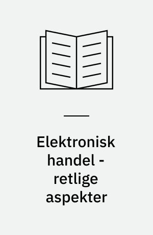 Elektronisk handel - retlige aspekter