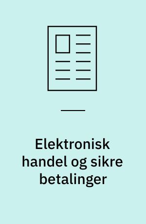 Elektronisk handel og sikre betalinger