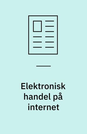 Elektronisk handel på internet