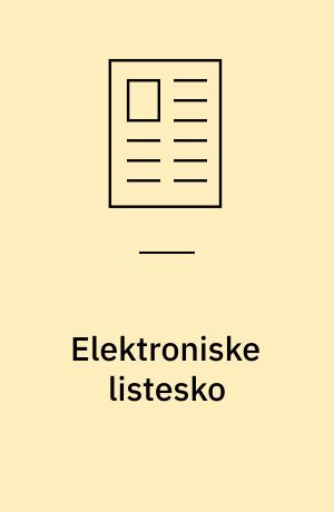Elektroniske listesko