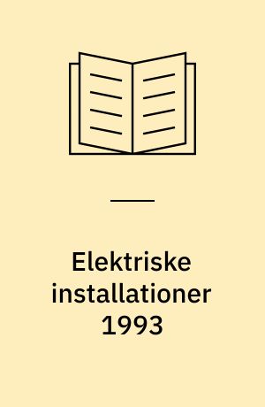 Elektriske installationer 1993
