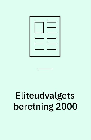 Eliteudvalgets beretning 2000