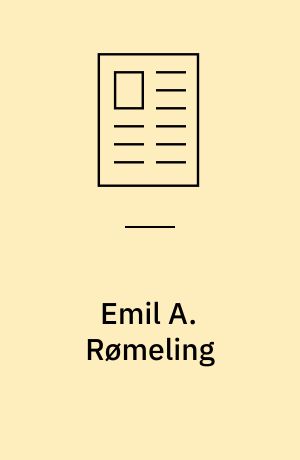 Emil A. Rømeling : chef for grænsegendarmeriet