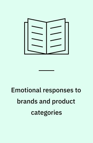 Emotional responses to brands and product categories