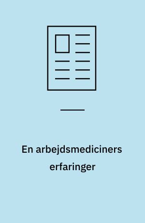 En arbejdsmediciners erfaringer : ønsker til teknikerne