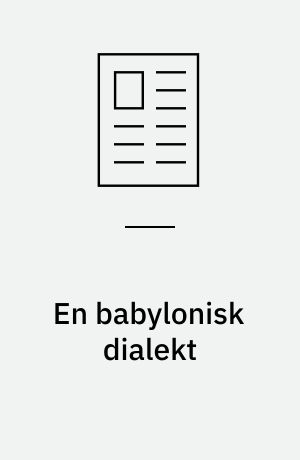 En babylonisk dialekt : - om modtagelsen af "The waste land" 1922)