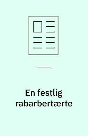 En festlig rabarbertærte