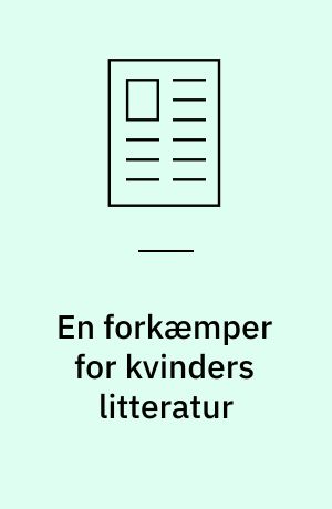 En forkæmper for kvinders litteratur
