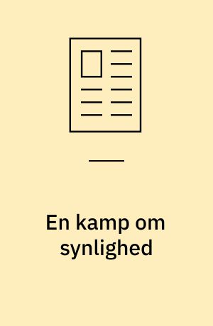 En kamp om synlighed : online sexarbejde og sociale medier