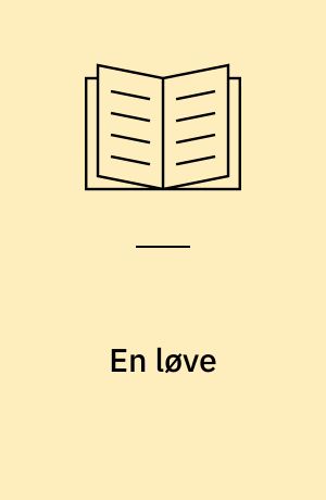 En løve