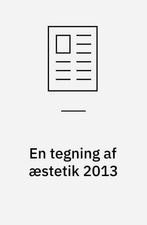 En tegning af æstetik 2013