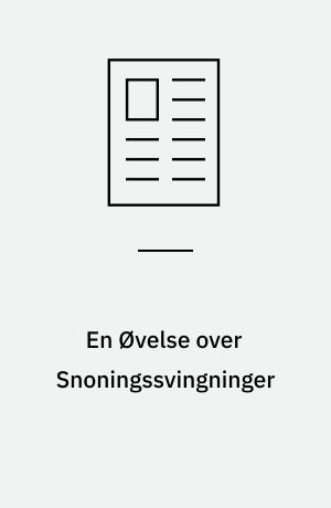 En Øvelse over Snoningssvingninger