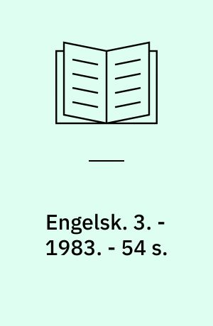 Engelsk : forlæg. 3. - 1983. - 54 s. : ill.
