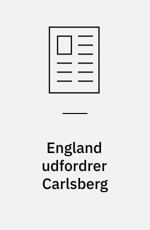 England udfordrer Carlsberg