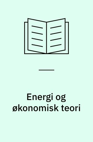 Energi og økonomisk teori