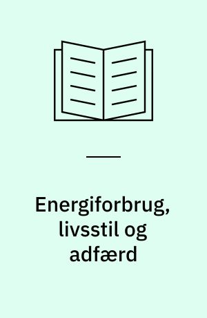 Energiforbrug, livsstil og adfærd