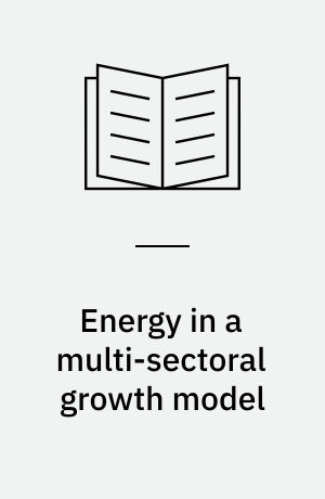 Energy in a multi-sectoral growth model