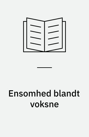 Ensomhed blandt voksne