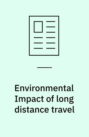 Environmental Impact of long distance travel