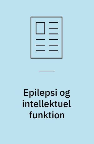 Epilepsi og intellektuel funktion