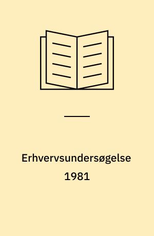 Erhvervsundersøgelse 1981