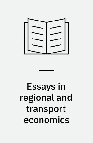 Essays in regional and transport economics