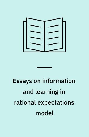 Essays on information and learning in rational expectations model