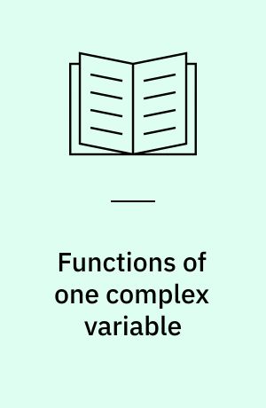 Functions of one complex variable
