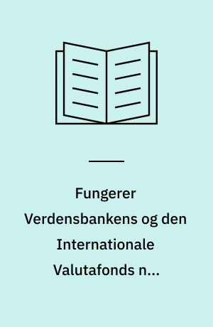 Fungerer Verdensbankens og den Internationale Valutafonds nye konditionaliteter i praksis? : en analyse af PRSP processen i Tanzania og Niger : speciale