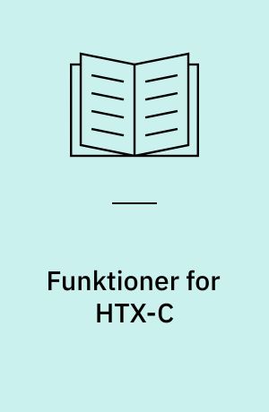 Funktioner for HTX-C
