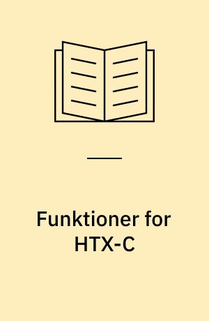 Funktioner for HTX-C