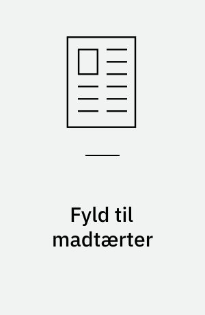 Fyld til madtærter
