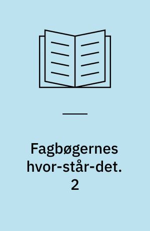 Fagbøgernes hvor-står-det. 2
