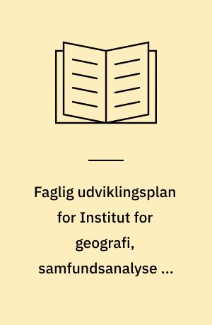 Faglig udviklingsplan for Institut for geografi, samfundsanalyse og datalogi : forskningsprofil 1993-98, Datalogiafdelingen