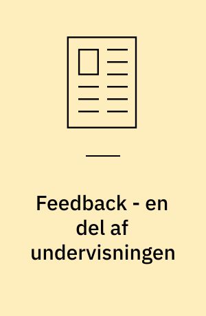 Feedback - en del af undervisningen