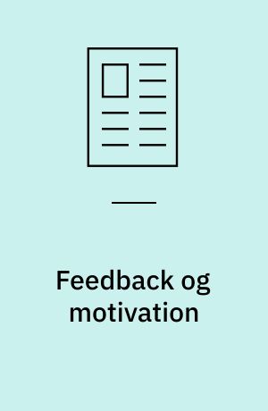 Feedback og motivation