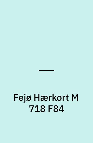 Fejø Hærkort M 718 F84 : Danmark 1:50 000 (2 cm)