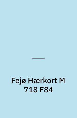 Fejø Hærkort M 718 F84 : Danmark 1:50 000 (2 cm)