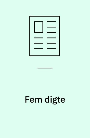 Fem digte