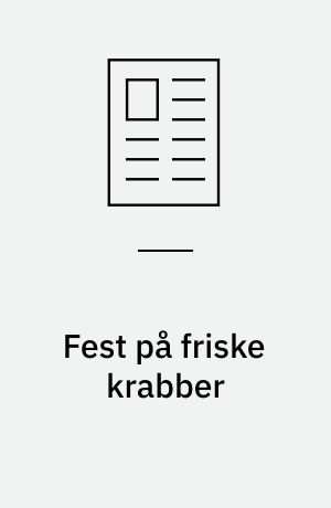 Fest på friske krabber