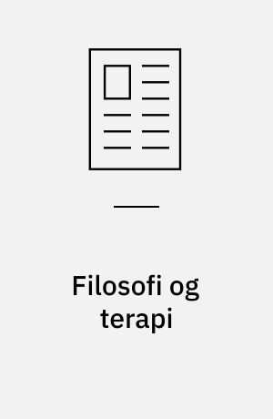 Filosofi og terapi
