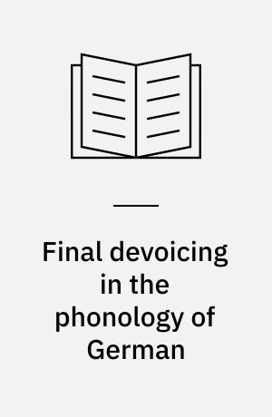 Final devoicing in the phonology of German